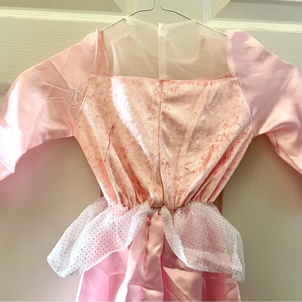 Handmade Pink Princess Dress Costume Girls 3T 4T 5T 6 Royal Ballgown Velvet - Picture 4 of 6